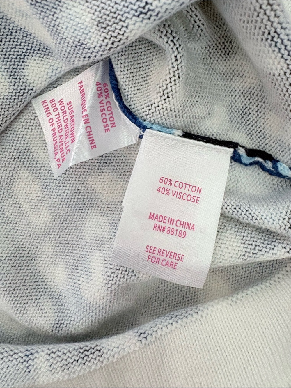 Lilly Pulitzer Blue Multi Leopard-Print Sleeveless Top - Picture 6 of 6